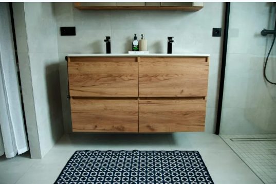 Rénovation de salle de bain - meuble vasque sur mesure